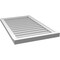 Ekena Millwork Vertical Surface Mount PVC Gable Vent w/ 2"W x 2"H , Brickmould Sill Frame, 22"W x 36"H GVPVE22X3603SN - alternate 4